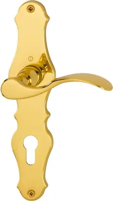 Produktbild von HOPPE Langschild-Garnitur  Weimar  Messing poliert M112SLN/2007 - 800834