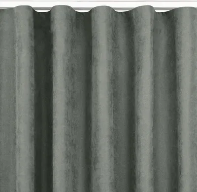 Zdjęcie produktu dla Zasłona MILANA szenilowa na taśmie wave 140x270 szara Homede
