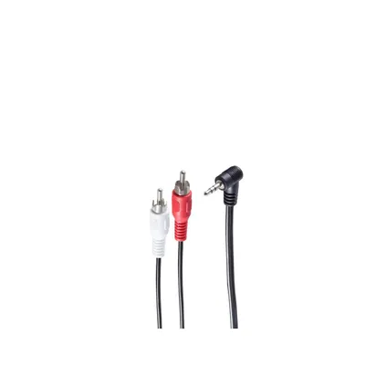 Image de shiverpeaks BS30842 Câble audio 1,5 m 3.5mm 2 x RCA Noir (BS30842)