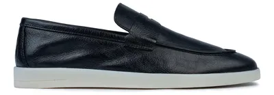 Produktbild von Omnio Mailand-Slipper für Herren, schwarz, aus Leder