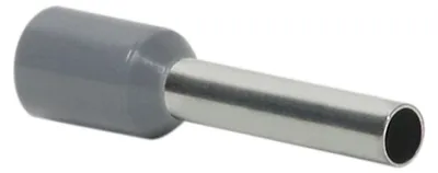 Aderendhülsen 2,5 mm², vorisoliert, 20 Stück, grau