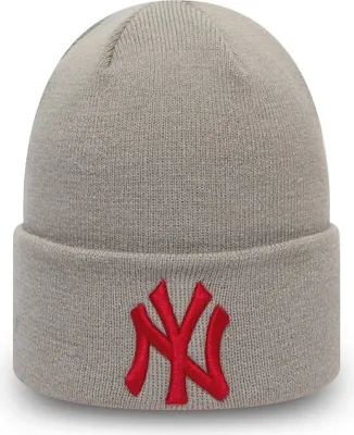 Produktbild von New Era Wintermütze Beanie - CUFF KNIT New York Yankees grau