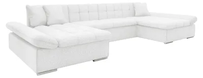 Produktbild von MIRJAN24 Ecksofa Alia mit Regulierbare Armlehnen, U-Form Schlafsofa vom Hersteller mit Zwei Bettkasten, Wohnlandschaft (Fredo 25)