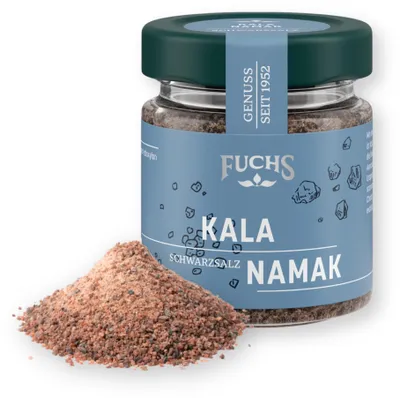 Produktbild von Kala Namak Salz 95 g - Fuchs Gewürze für intensiven Ei-Geschmack, Salz
