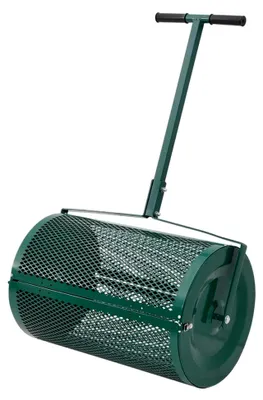 Produktbild von Kompoststreuer, 75 l, grün, Ø 40 x 60 cm, aus Stahl, für Rasen und Erde