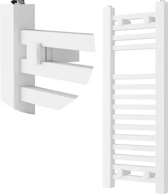 Obrázek produktu pro Granitan | Koupelnový radiátor Bergen - 80x30 cm - Bílý - Moderní design - Praktický a elegantní