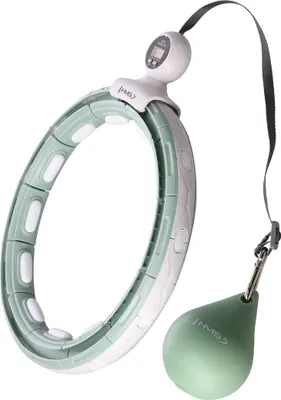 Produktbild von Grüner magnetisch beschwerter Hula Hoop mit Zähler