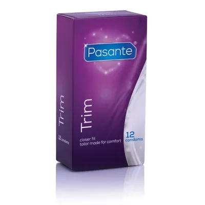 Produktbild von Pasante Trim, Männliches Kondom, weich, Natürlich/Natur, Latex, 49 mm, 180 mm