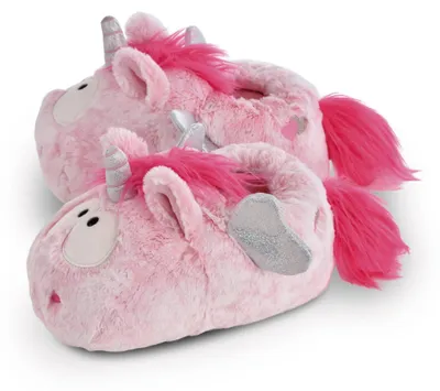 Productafbeelding van NICI 44375 Roze pantoffels Harmony, maat 38-41, van pluche, Theodor & Friends