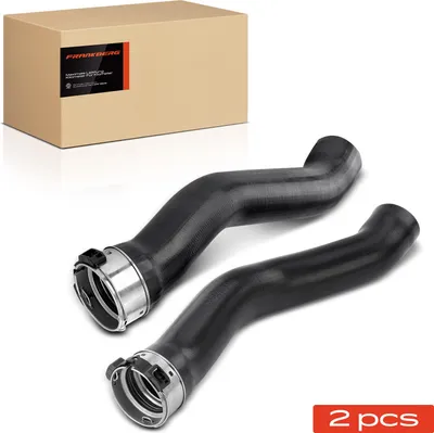 Produktbild von Frankberg 2x Ladeluftschlauch Turboschlauch für Porsche Panamera 970 4.8L