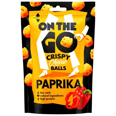 Produktbild von On The Go Käsekugeln mit Paprika Geschmack 30g