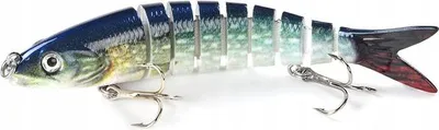 Obrázek produktu pro Wobbler SZCZUPAK SANDACZ Łamany F145 BLUE