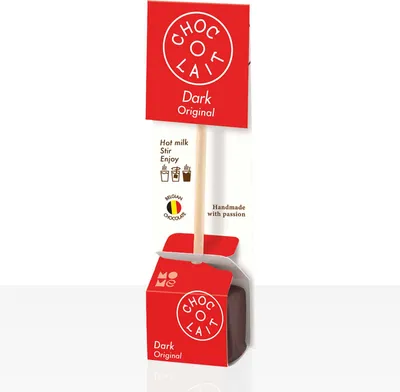 Produktbild von Choc-o-lait MoMe Trinkschokolade am Stiel Dark 1Stk