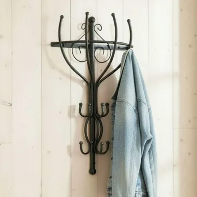 Image de Portemanteau Vienno semi-circulaire 66 cm Portemanteau mural Crochets pour vêtements
