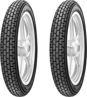 Produktbild von Paar Motorradreifen Metzeler 3.50-19 57P + 3.25-19 54P Block C
