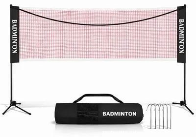 Produktbild von Multifunktionsnetz 510cm für Tennis und Volleyball mit Tragebeutel und Bodenstiften Innen und Außen