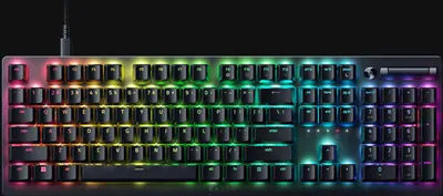 Produktbild von Razer Gaming-Tastatur Deathstalker V2 RGB-LED-Beleuchtung, USA, verkabelt, Schwarz, optische Schalter (linear), Ziffernblock (RZ03-04500100-R3M1)