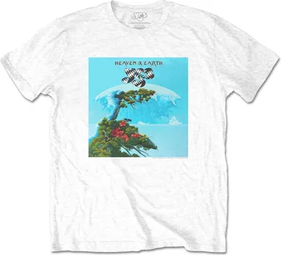 Obrázok produktu pre Áno - Tričko "Heaven & Earth" pre mužov/dámy uni RO2823 (L) (Biela)