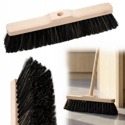 Immagine prodotto di Scopa, 40 cm, setole miste, spazzola per casa e garage