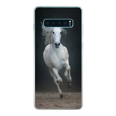 Produktbild von MuchoWow® Handyhülle Schutzhülle Hülle für Samsung Galaxy S10 Lite Pferd - Pilz - Sand Silikon Softcase Handy Hülle - Schutz