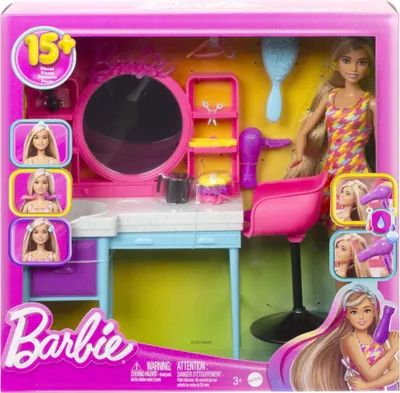 Zdjęcie produktu dla Barbie Totally Hair HKV00, Lalka modowa, Damski, 3 lat(a), Chłopak, dziewczyna, 267 mm, 250 g