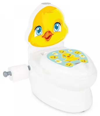 Produktbild von Pilsan Töpfchen Küken 07564 Toilettenpapierhalter, Musik, Licht, Behälter gelb