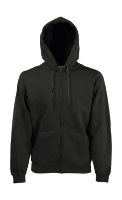 Produktbild von Fruit of the Loom Premium Herren Hooded Sweat Jacke Kapuzenpullover, Größe:L, Farbe:Charcoal