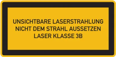 Produktbild von Dreifke® Hinweisschild, Unsichtbare Laserstrahlung Laser Klasse 3B | Folie se...