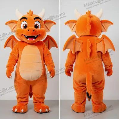 Image de Costume MASTICOT de gargouille orange espiègle