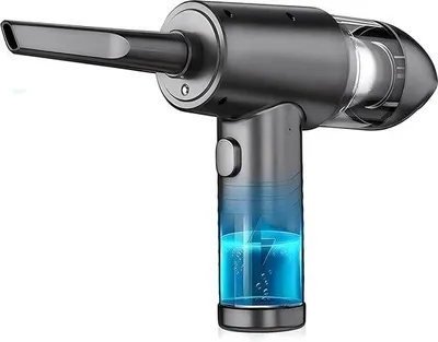 Image de Aspirateur électrique 51 000 tr/min, sans fil, rechargeable par USB - 3 vitesses - 68 W - pour la voiture, la maison, la cuisine - mini-aspirateur pour poils d'animaux, bureau