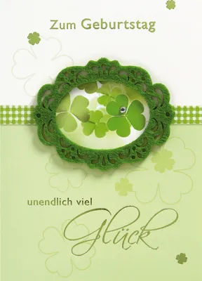 Produktbild von Perleberg7510111 Glückwunschkarte im Format 116 x 166 cm mit Briefumsc