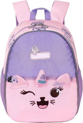 Produktbild von Famanu Schulranzen Mädchen - Leicht und praktisch - Lila mit Rosa
