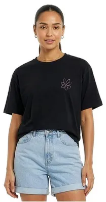 Zdjęcie produktu dla Damska koszulka Ladies Urban Classics Here For Matcha Loose Tee, czarna – rozmiar L