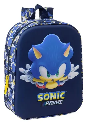 Produktbild von Safta Sonic City 3d Mini 6l 22x10x27 Cm Rucksack Blau  Kinder Blau One Size
