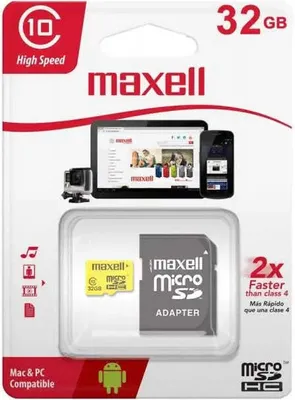Obrázek produktu pro Maxell TMSD075, 32 GB, MicroSDXC, Třída 10, Černá