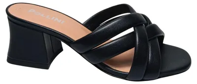 Image de Pollini SA28017C9ENAP000 Pollini, modèle pour femme, en cuir, couleur noire