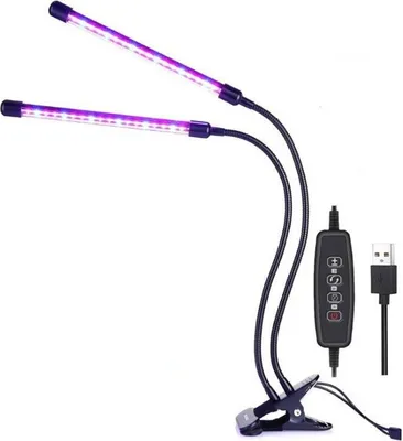 Produktbild von INF Rastlinná lampa / osvetlenie rastlín s 2 flexibilnými LED žiarivkami