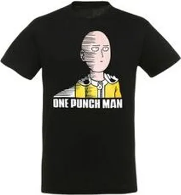 Produktbild von One Punch Man T-Shirt - Saitama Fun (schwarz) M