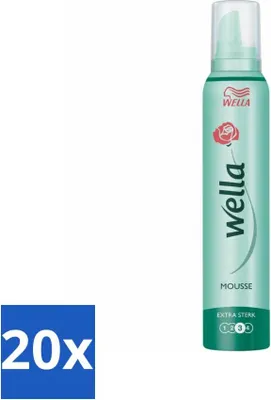 Obrázek produktu pro Wella Extra silně tužící pěna na vlasy 200 ml - hodnotné balení - 20 kusů
