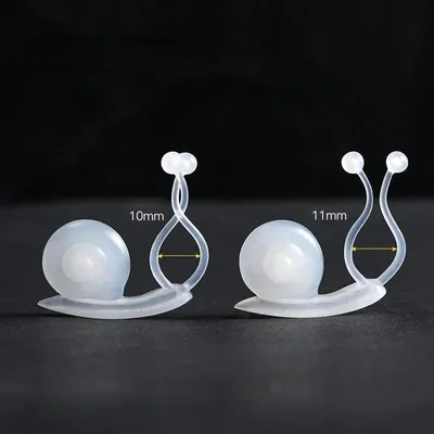Produktbild von Pflanzenclips für Kletterpflanzen - Wandhalterungen - Selbstklebend - Kunststoff - 20 Stück - Transparent