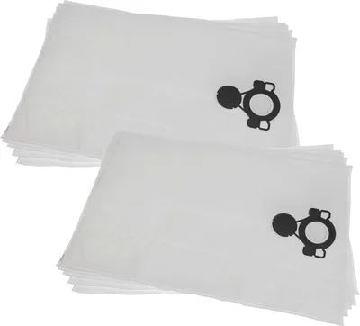 Produktbild von vhbw 10x Staubbeutel kompatibel mit Nilfisk VCE 33 M AC, VCE 44 H AC, VCE 33 L AC, VCE 33 L MC, VCE 44 L AC Staubsauger - 52,5cm x 39cm Weiß