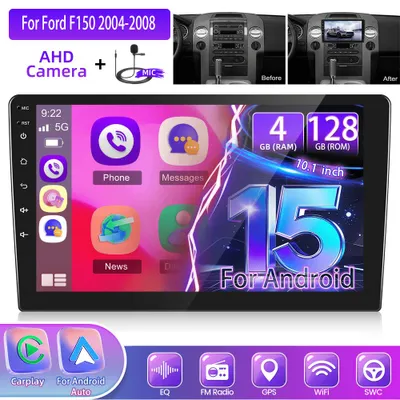 Image de Autoradio Android pour Ford F150 - Système multimédia pour voiture - Autoradio tactile - Autoradio Android