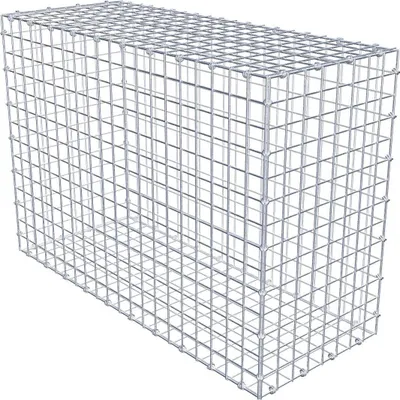 Produktbild von Gabione 100 cm x 70 cm x 40 cm (L x H x T), Maschenweite 5 x 5 cm, Spiralring