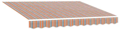 Productafbeelding van vidaXL Vervangingsdoek voor zonnescherm, meerkleurig, 350x250 cm, polyester