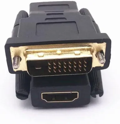 Produktbild von DVI zu HDMI Adapter für DVD, Spielekonsole, Computer, TV und Projektoren - 4 Stück - Bandbreite bis 10,2 Gbps