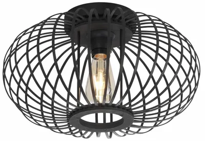 Produktbild von JUST LIGHT Deckenleuchte 11410-18 schwarz, für 1 x E27, max. 40W