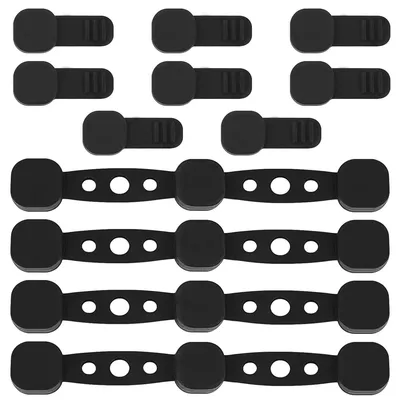 Produktbild von Magnetische Silikonschnallen für Luftfritteuse, 4-teiliges Elastomerset, einfach zu verwenden, Papierhalter für knusprige, perfekt gegarte Speisen