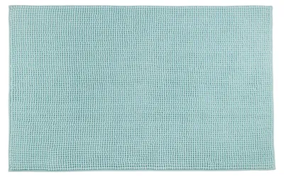Produktbild von GÖZZE Chenille Badteppich superweicher saugfähiger rutschfester Mikrofaser-Badvorleger Mint Grün 70 x 120 cm