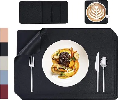 Produktbild von Famanu Platzset – Set von Platzsets – Hitzebeständig und Rutschfest