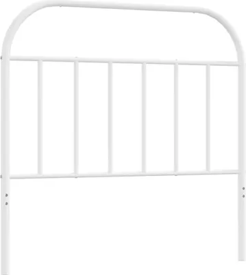 Produktbild von vidaXL Ersatz-Kopfteil Metall Weiß 100 cm